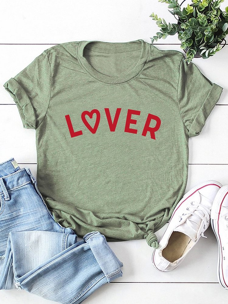 Bestdealfriday Valentine's Day Lover Graphic Tee