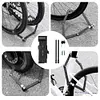 Bicycle Foldable Lock Anti-Theft Bike Folding Lock for Motorcycle Scooter E-Bike