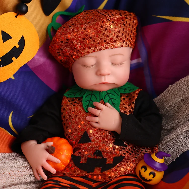 Babeside Noah 12''/16" Realistic Silicone Halloween Baby Little Infant Boy Dress Up The Night