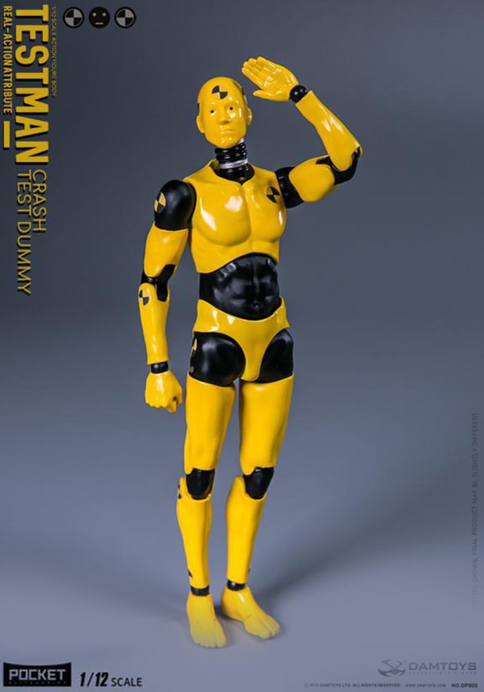 1/12 Scale Testman (Crash Test Dummy) Figure by DamToys-shopify