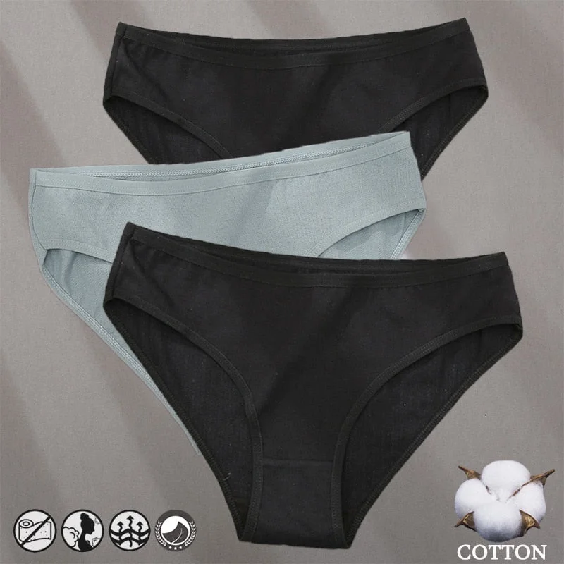 Cotton Panties Jacquard Design Pattern Women Panties Underwear Sexy Female Lingerie Briefs Solid Color Intimate Pantys for Woman