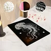 DIY Pearl Painting Jellyfish for Home Wall Decor with Frame(40*30cm)