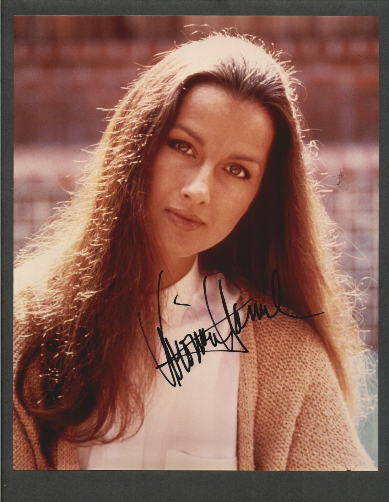 Veronica Hamel - Signed Autograph Color 8x10 Photo Poster painting - Hill Street Blues