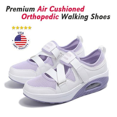 Women Orthopedic Shoes Wide Adjusting Soft Comfortable Diabetic Walking Shoes