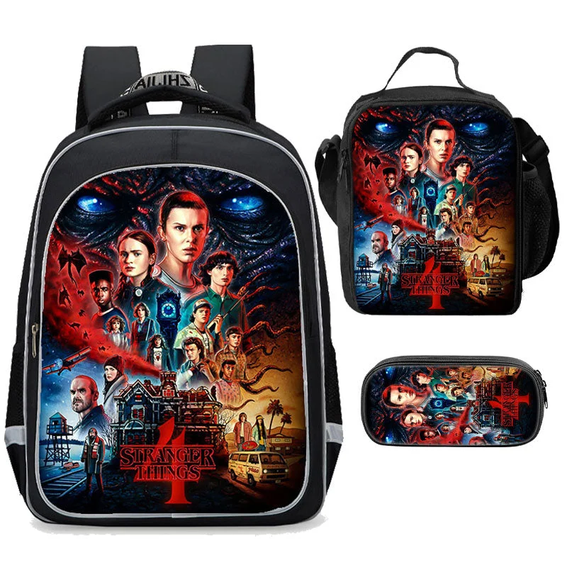 Buzzdaisy 3 in 1 Backpack Set with Pencil Case Lunch Bag