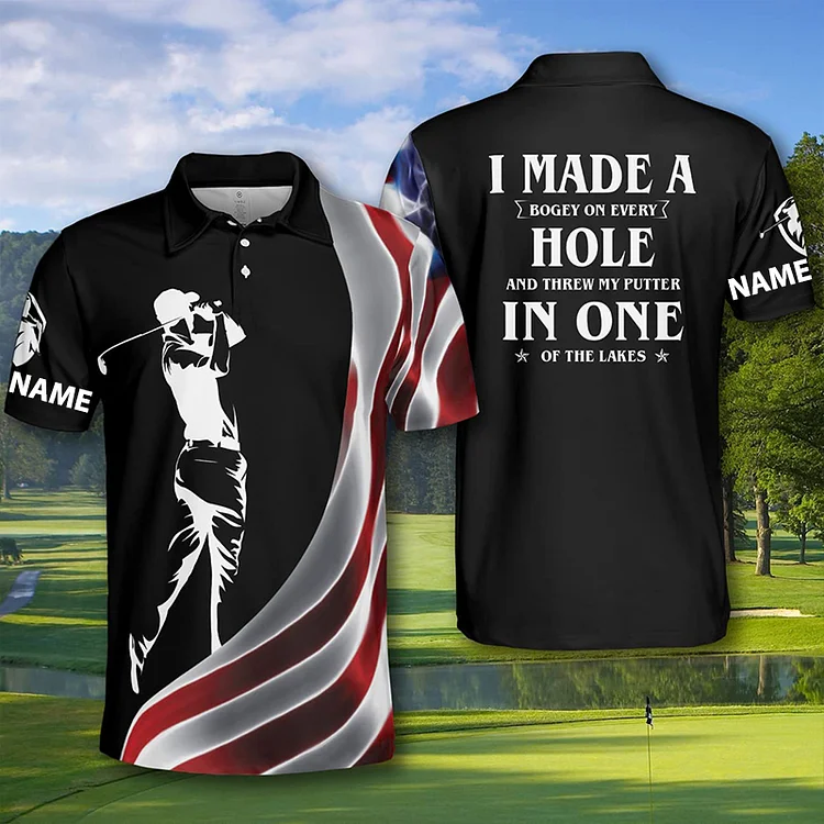 I Made a Hole in One Golf Polo Shirt