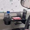 Side Window Backseat Hanging Organizer with Cup Holder Car Side Door Storage Box