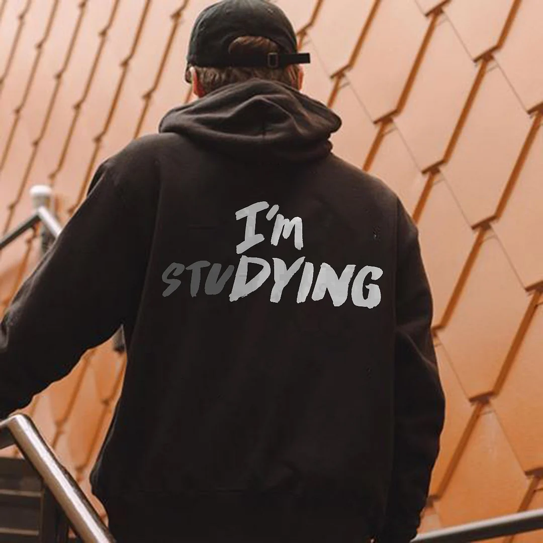 UPRANDY I'M Studying Men's Hoodie -  UPRANDY
