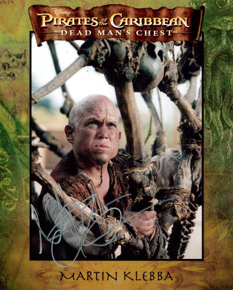 Martin Klebba (Pirates of the Caribbean) signed authentic 8x10 Photo Poster painting COA