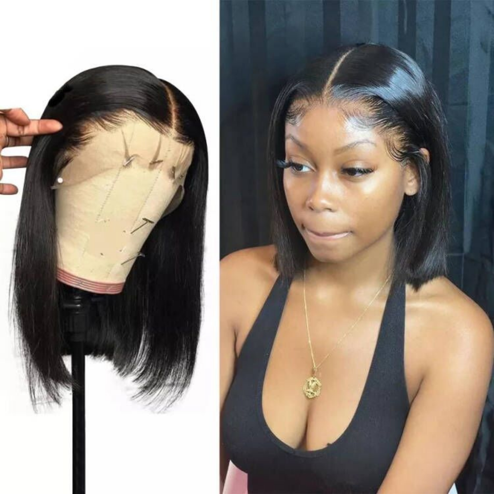 Short Straight Wigs Black Daily Style US Mall Lifes