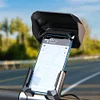 Mobile Phone Holder with Rain Cover Shock Resistant Stand for 4.7-7 Inch Phones