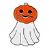 Calabaza Fantasma Feliz