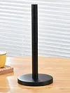 Stainless Steel Free Standing Paper Roll Holder for Kitchen Bathroom Countertop