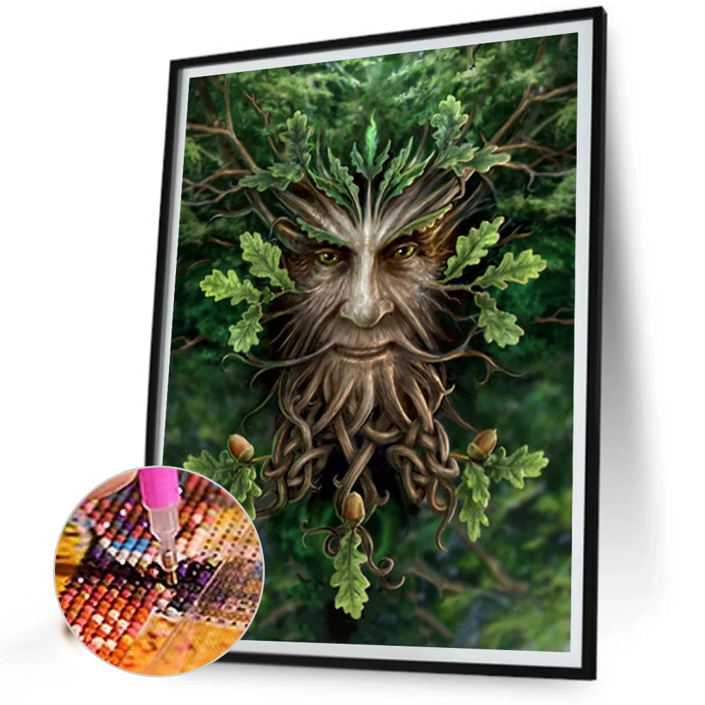 Partial AB Diamond Painting - Full Round Drill - Tree(Canvas|45*60cm)