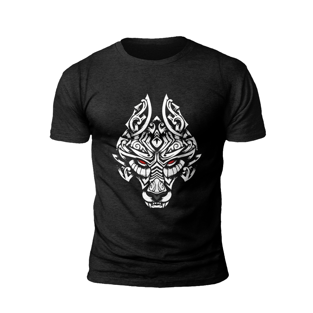 Fierce Norse Warrior: Helmet Design T-Shirt