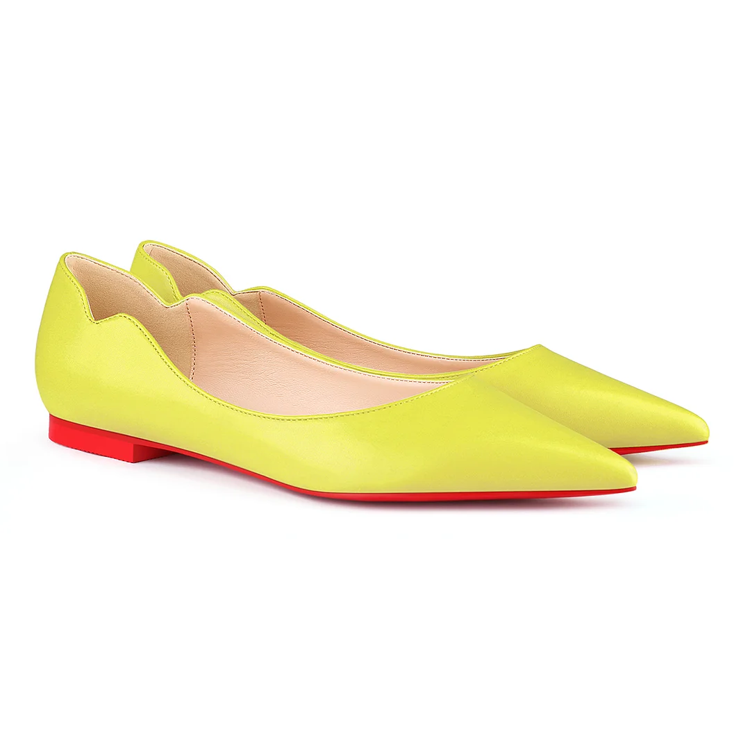 Women's Flats Pointed Toe Internal Increase Chunky Heels Red Bottom Kitten Heels Hot Chickita Daily Pumps for Women-MERUMOTE