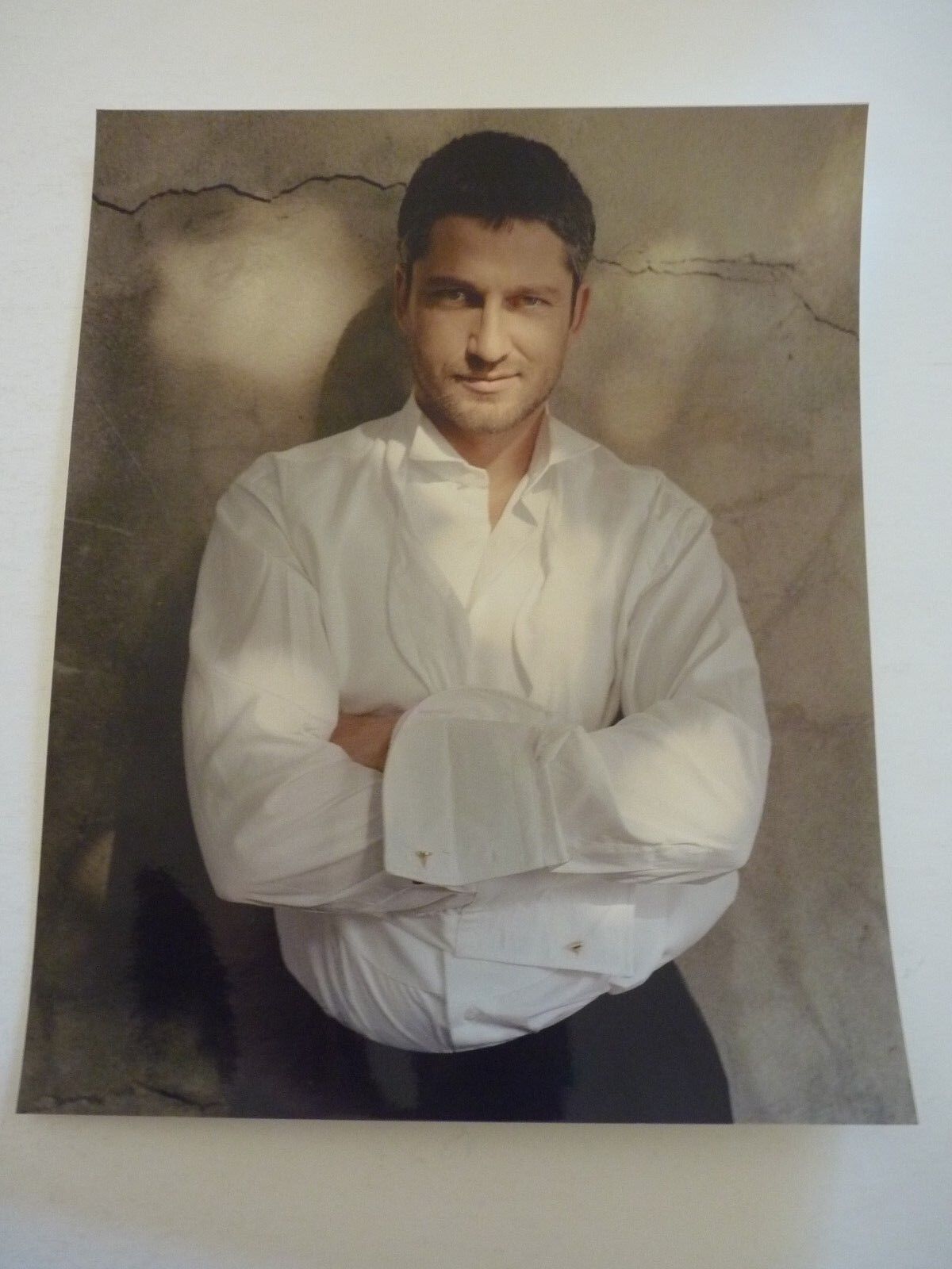 Gerard Butler Sexy Actor 8x10 Color Promo Photo Poster painting