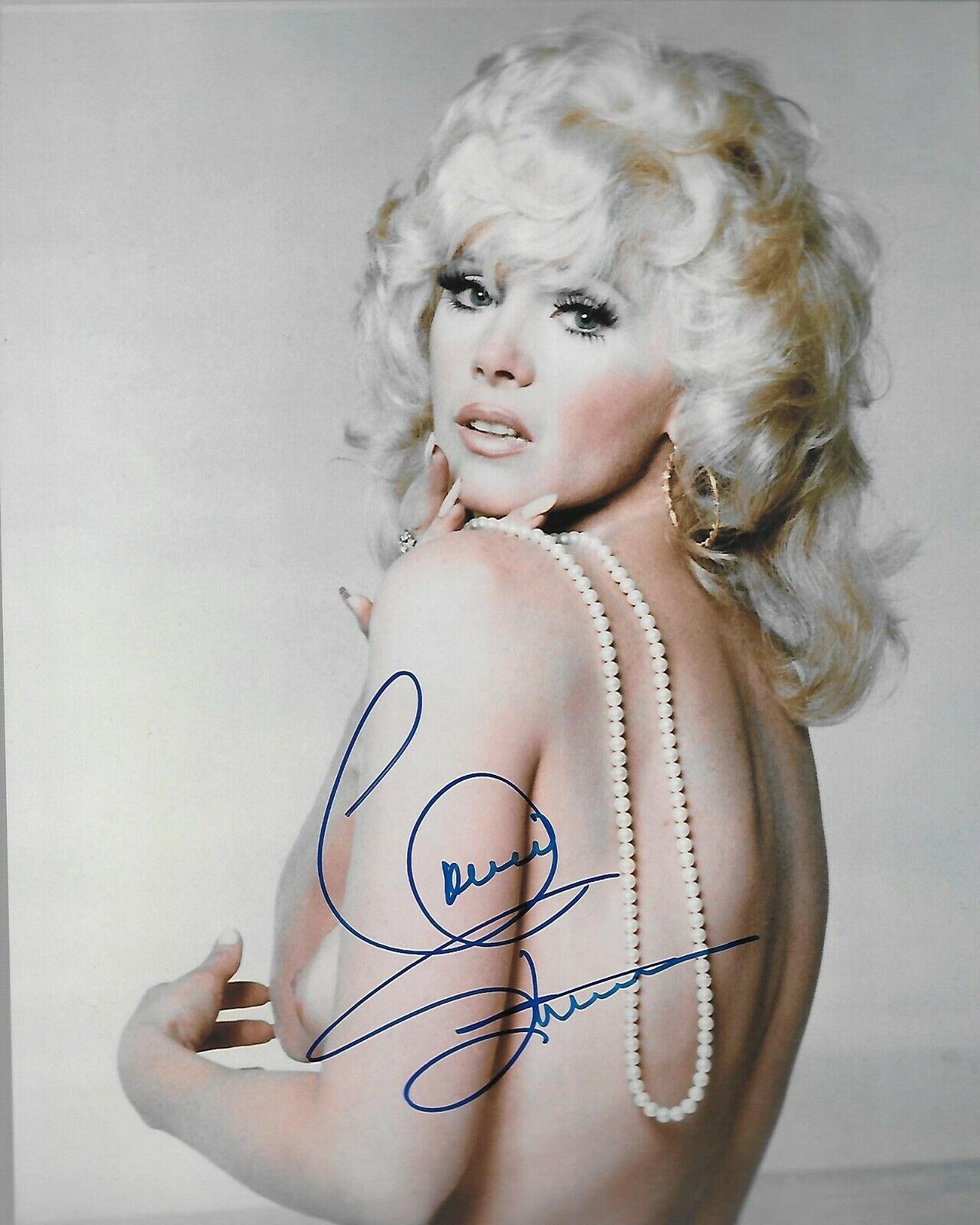 Connie Stevens Original Autographed 8X10 Photo Poster painting #72 signed at Hollywood Show