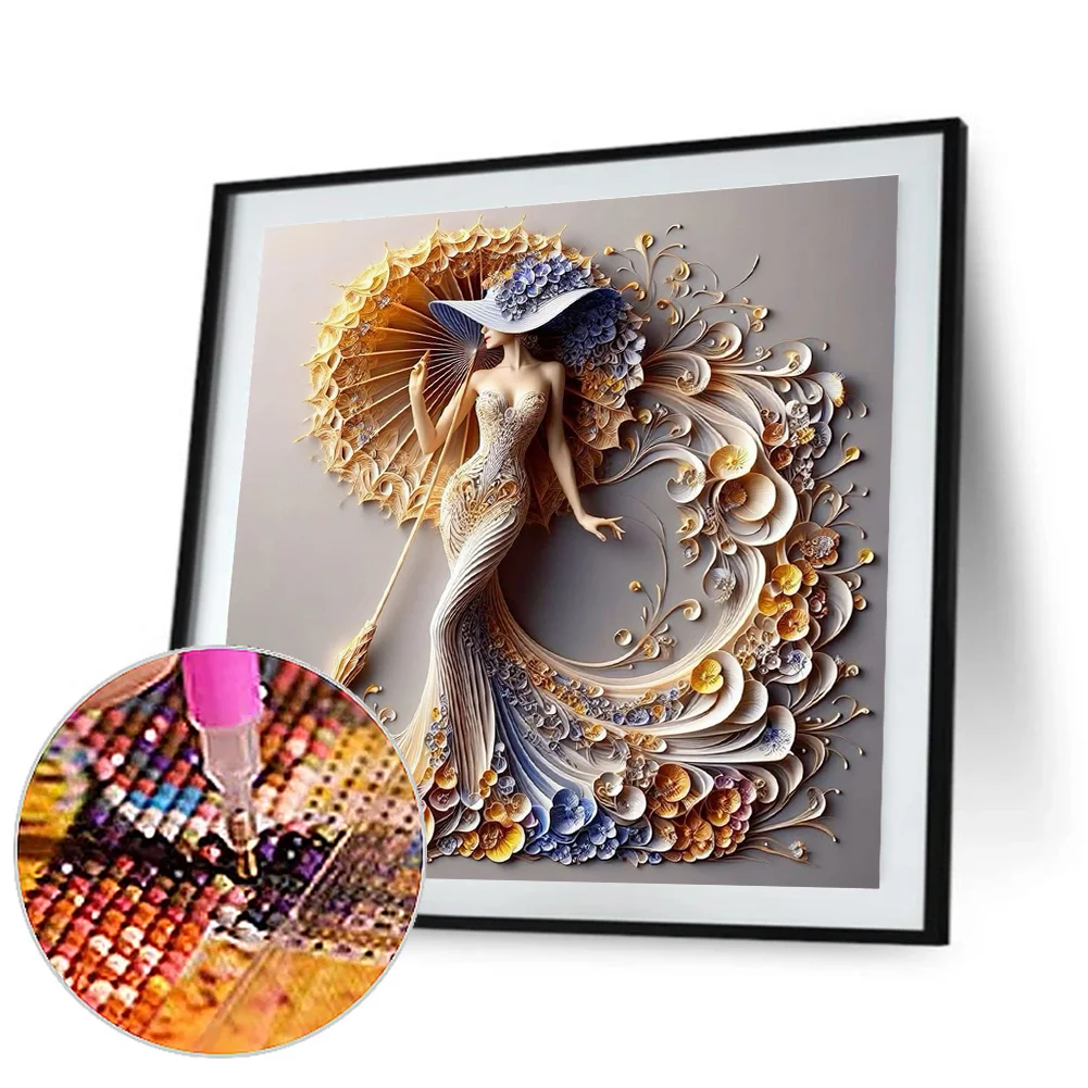 Diamond Painting - Full Round Drill - Beauty(Canvas|40*40cm)