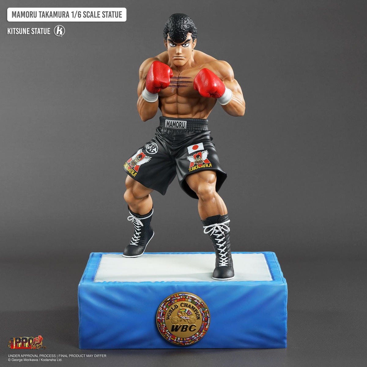 PRE-ORDER Kitsune Statue Licensed Hajime no Ippo Takamura 1/6 Resin Statue(GK)