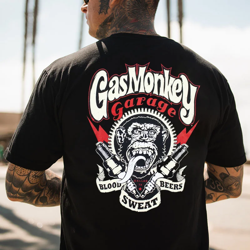 GAS MONKEY GARAGE Print Men's T-shirt