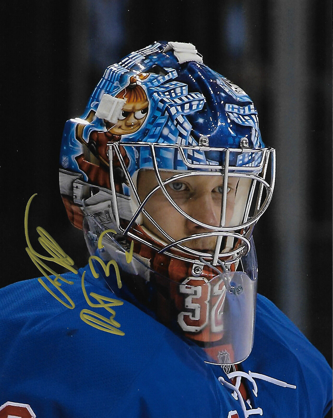 New York Rangers Antti Raanta Autographed Signed 8x10 NHL Photo Poster painting COA G