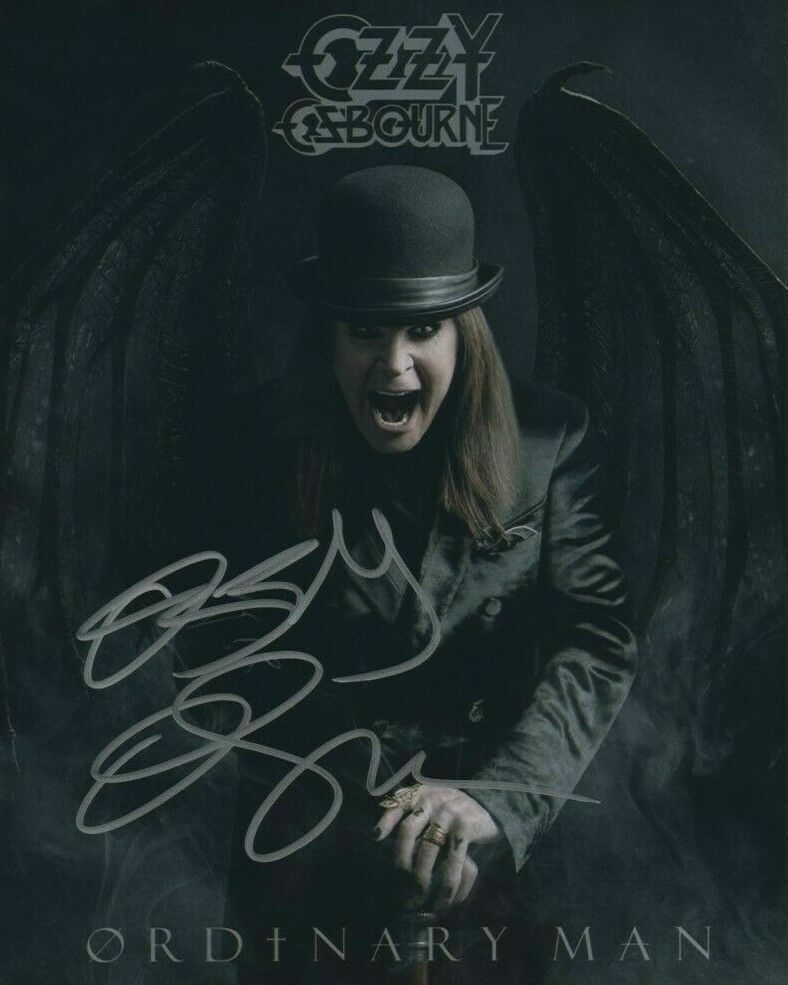 Ozzy Osbourne Autographed Signed 8x10 Photo Poster painting REPRINT ,