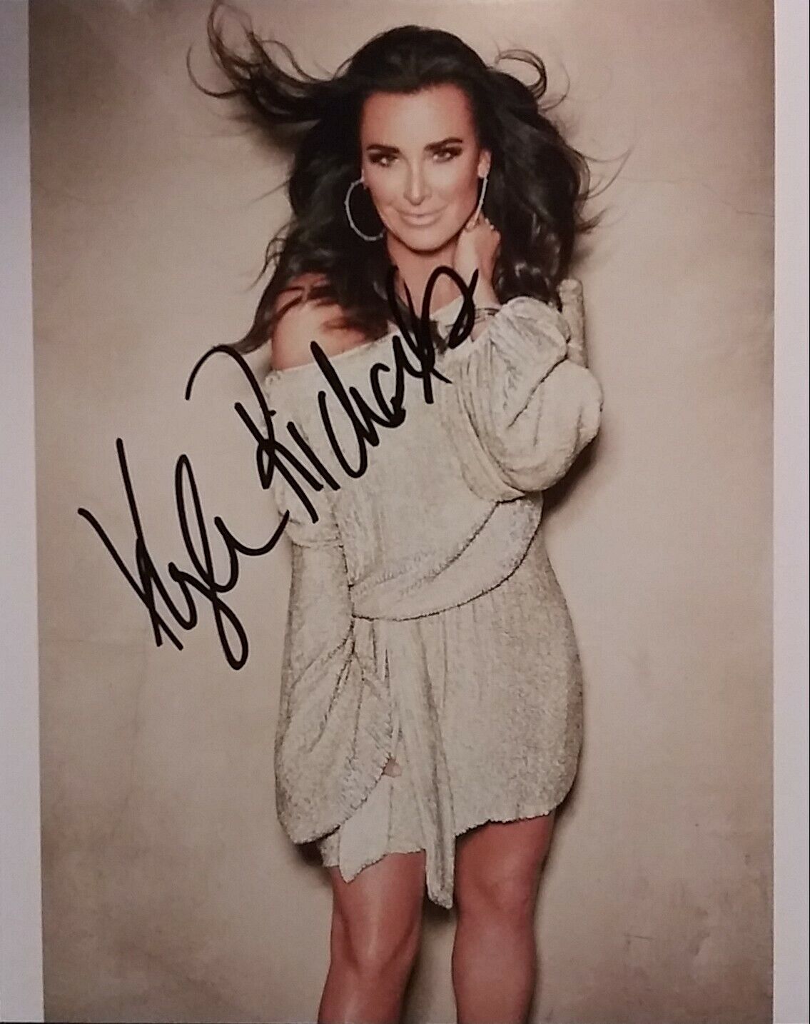 Kyle Richards signed 8 x 10