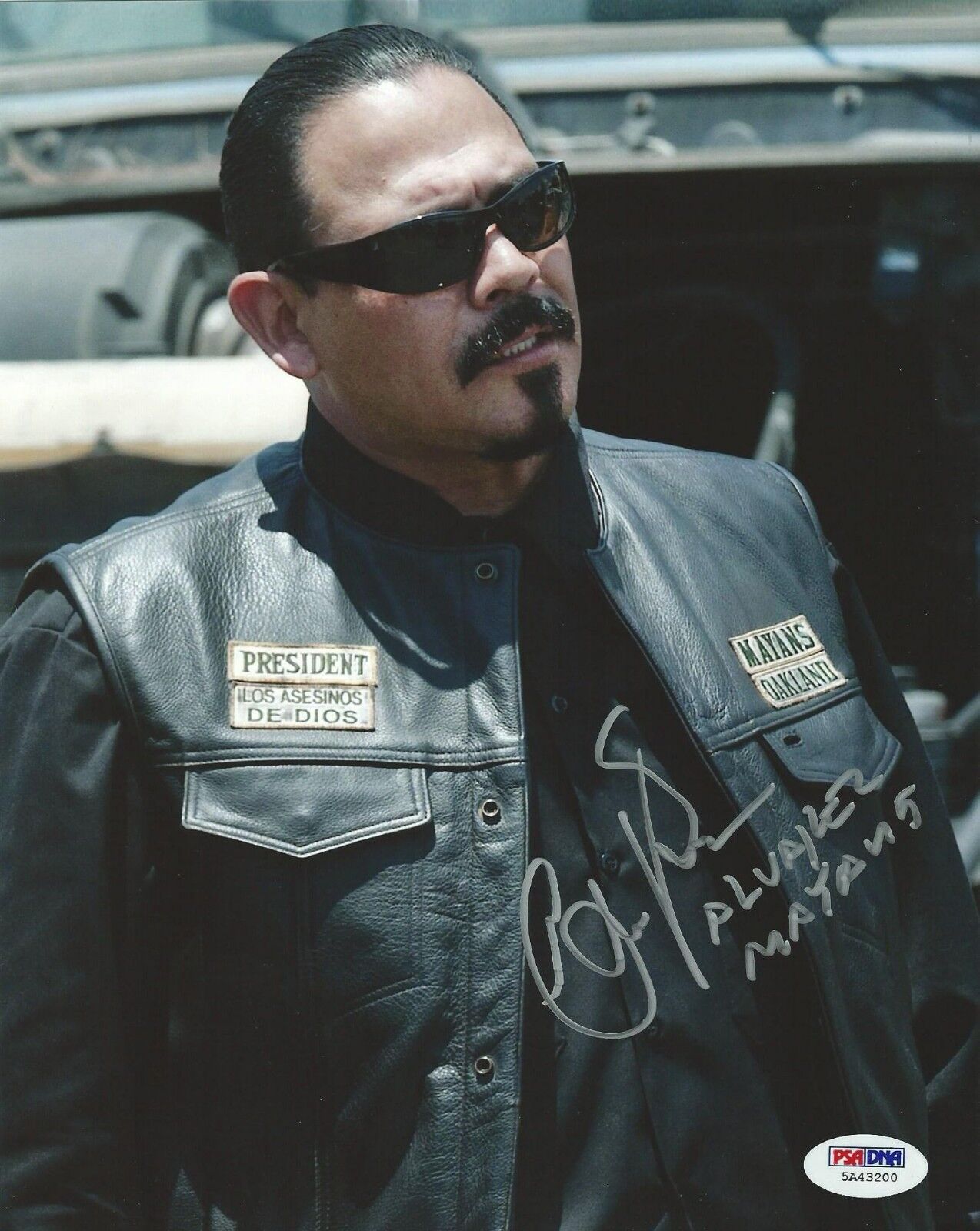 Emilio Rivera Signed Sons of Anarchy 8x10 Photo Poster painting PSA/DNA COA Mayans Auto Picture