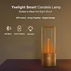 Smart Candlelight Ambience Lamp USB Charging LED Candle Ambience Bluetooth App Rotation Control, Night Light Bedside Lamp
