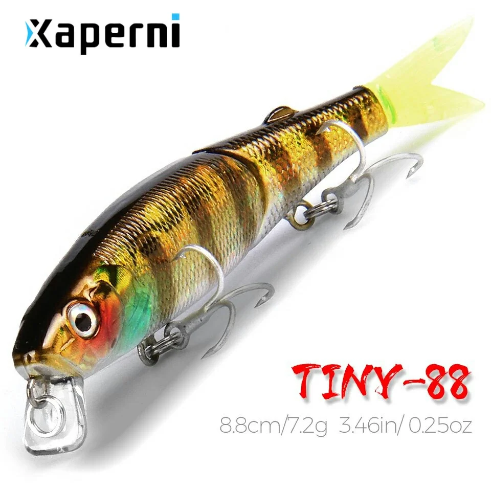 Xaperni 8.8cm 7.2g fishing lures minnow quality painting professional action baits hot model crankbaits penceil bait popper