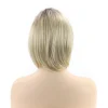 Bobo Gradient Blond Short Straight Hair Pixie Cut Wigs