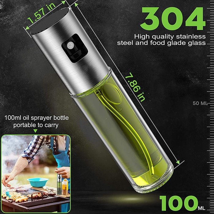 Oil Dispenser/ Olive Oil Sprayer for Healthy Cooking & BBQ