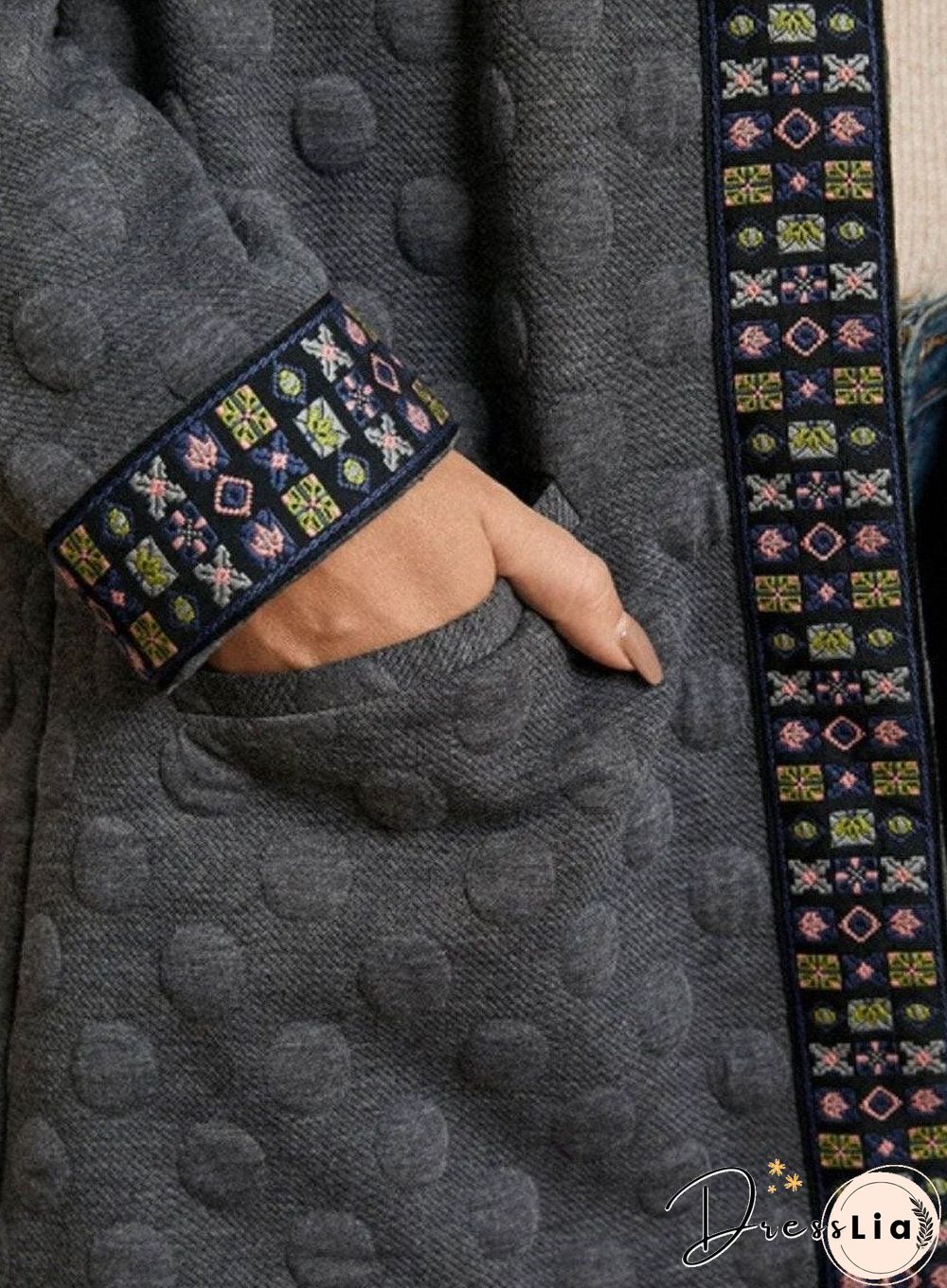 Lace Woven Loose Casual Cardigan Jacket