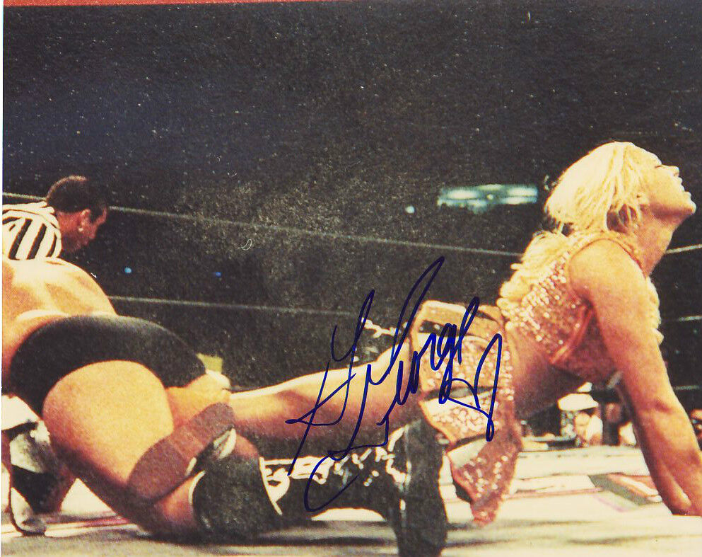 WWF WWE GORGEOUS GEORGE AUTOGRAPHED HAND SIGNED 8X10 Photo Poster painting WRESTLING PICTURE