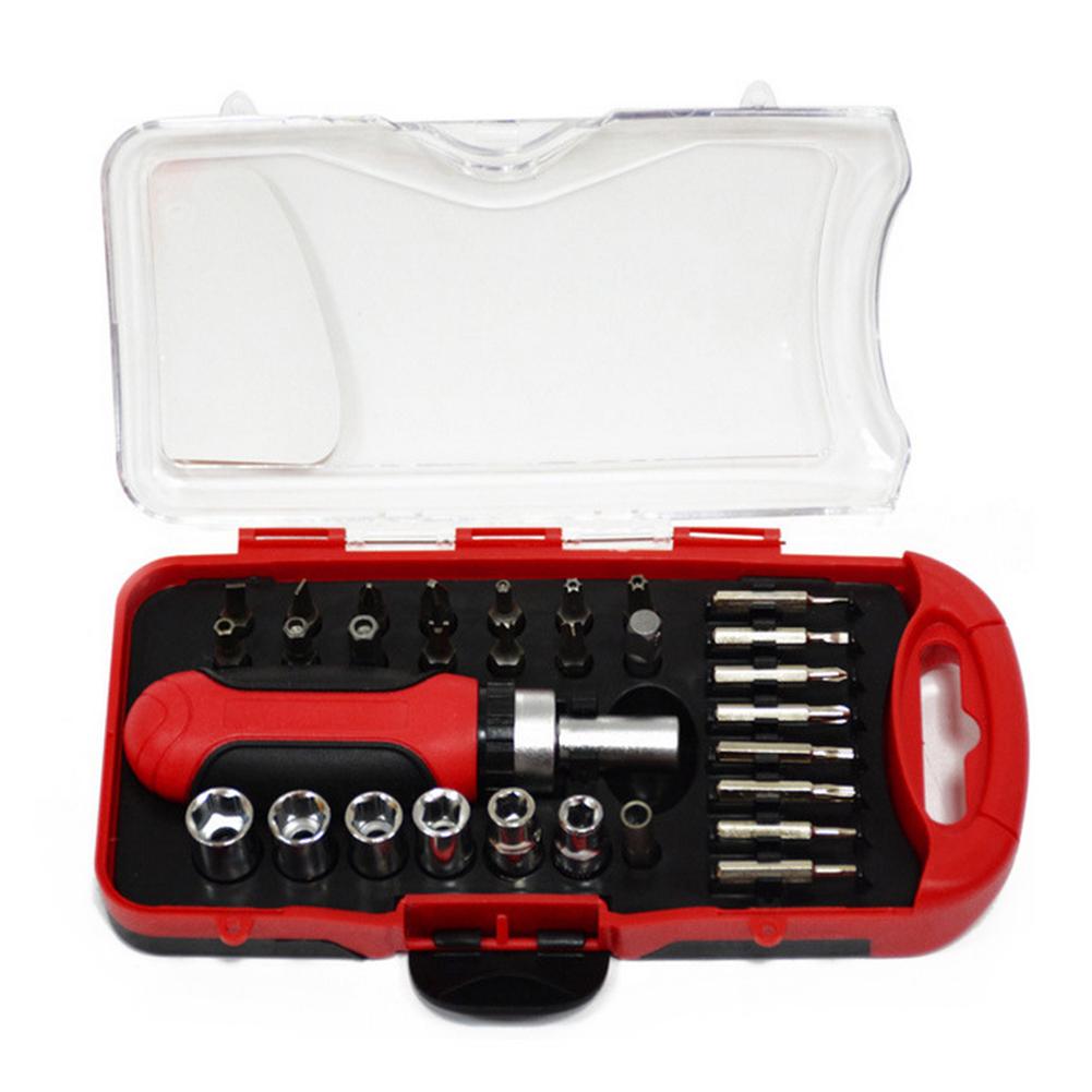 

30pcs Multi-functional Manual Ratchet Screwdriver Set Heads Sleeve Wrench, 501 Original