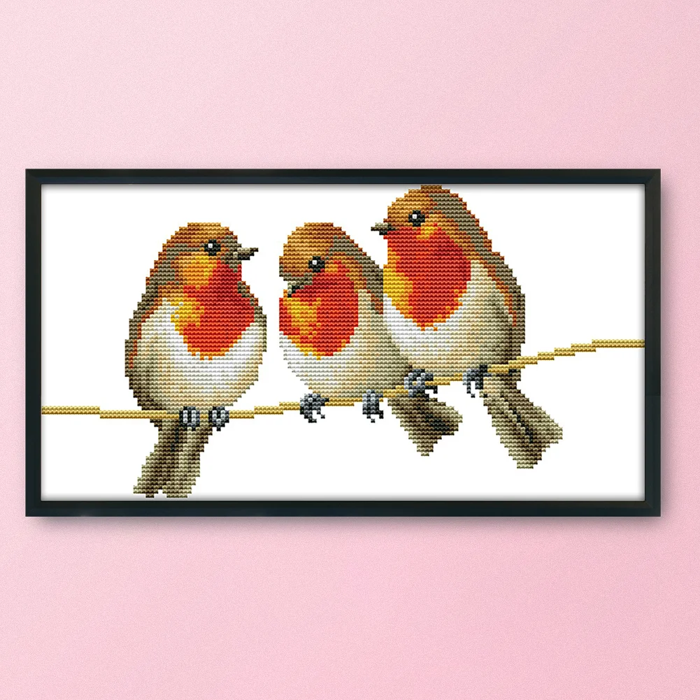 14ct Stamped Cross Stitch - Bird(34*19cm)