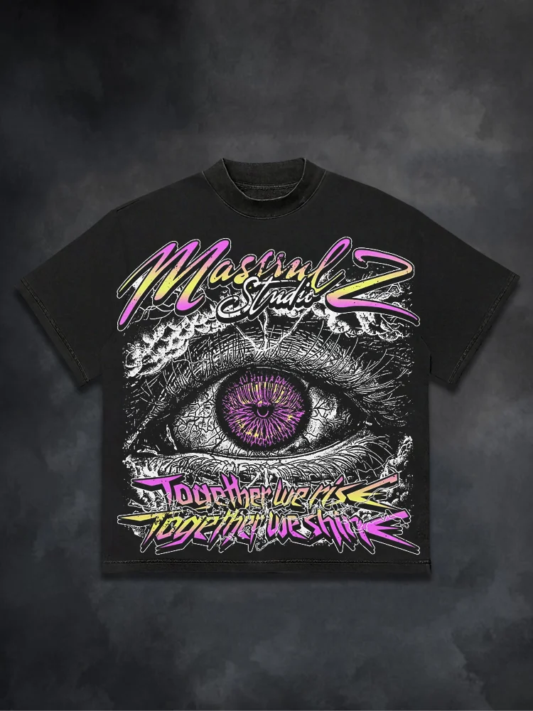 Vintage Madnessgraphic 100% Cotton T-shirt Cropped Tee