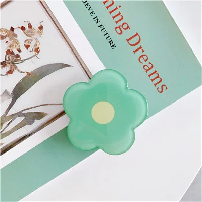 JOURNALSAY  New Epoxy Resin Universal Fresh And Lovely Flowers Foldable Airbag Bracket