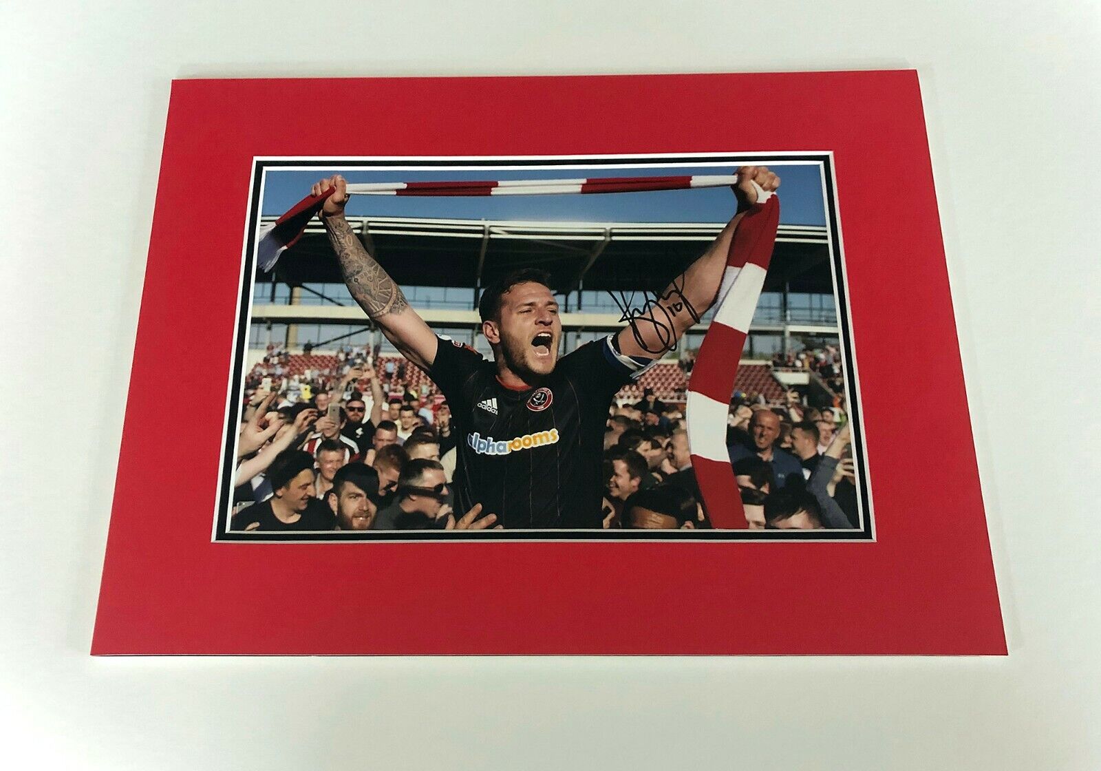 Billy Sharp SUFC Legend SIGNED Mounted Photo Poster painting Display Sheffield United AFTAL COA