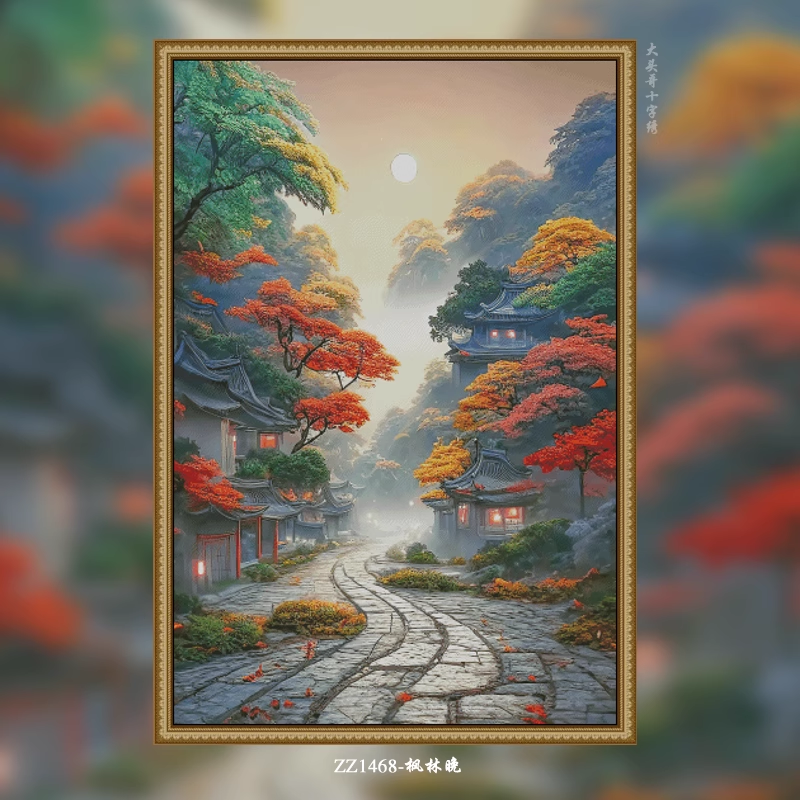 【ZZ1468-Fenglin Evening】 Painting Fairy Cross Stitch