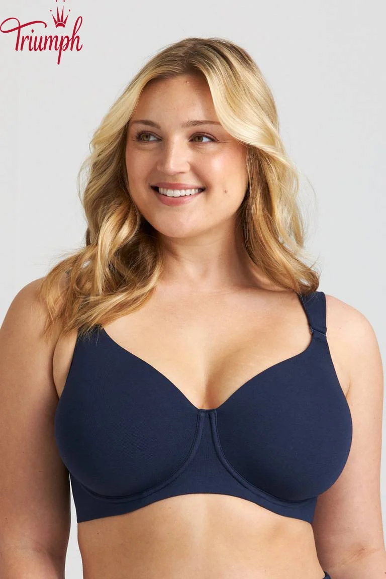 Triumph - (4 peças) Soutien de algodão com armação
