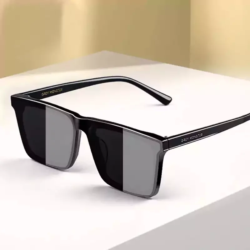 Letclo™ Men's Fashionable Square Flat Sunglasses letclo 