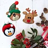 Cute Christmas Felt Ball Template Set- With Instructions