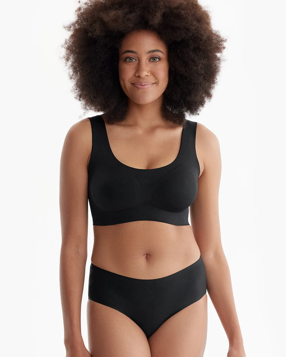 Mid-Rise Seamless Wireless Panty