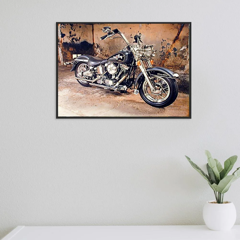 Diamond Painting - Full Square Drill - Motorcycle(40*30cm)