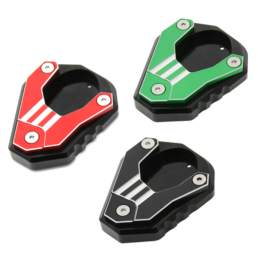 

Motorcycle Stand Kickstand Pad Plate for Kawasaki Ninja 400 Z400 Versys650, Green, 501 Original