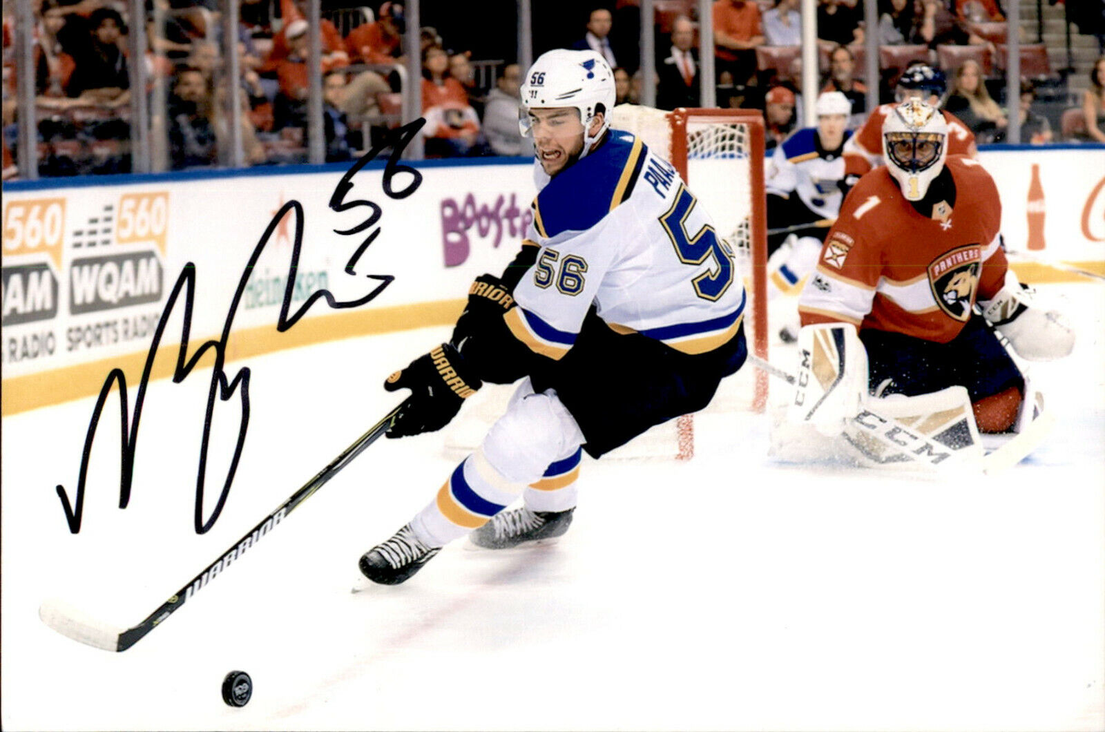 Magnus Paajarvi SIGNED 4x6 Photo Poster painting ST LOUIS BLUES #7