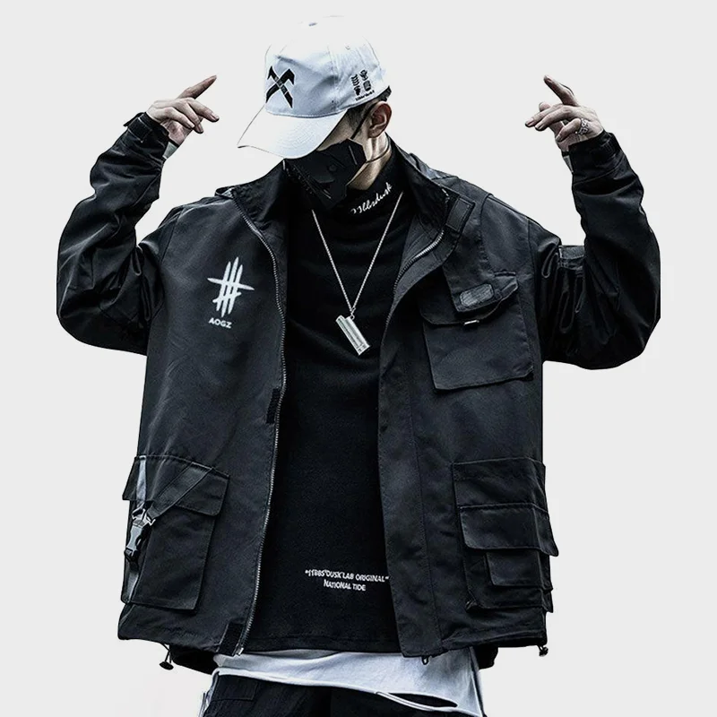 Hooded Tide Brand Jacket Functional Wind Coat