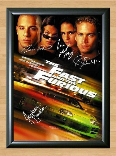 Fast and Furious Signed Autographed Photo Poster painting Poster Print Memorabilia A3 Size 11.7x16.5